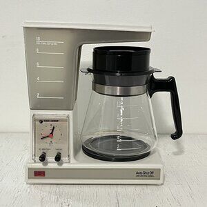 Vintage Black & Decker DCM140 Type 4 10-Cup With Timer/Clock Coffee Maker TESTED